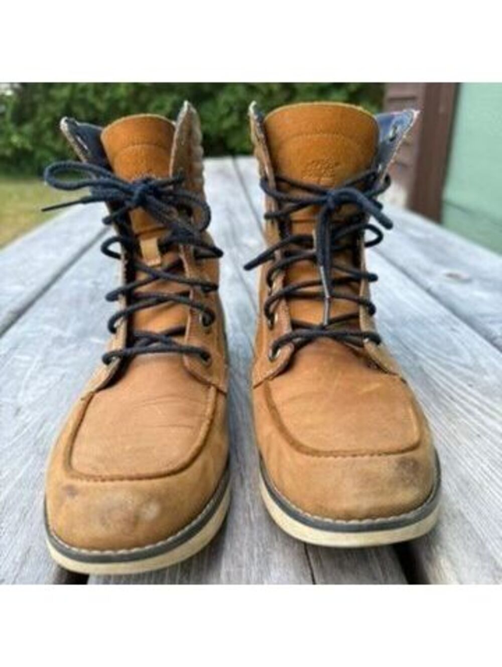 Timberland Sumter Women’s 7.5 Tan Leather 6” Lace Up Boots A12NW